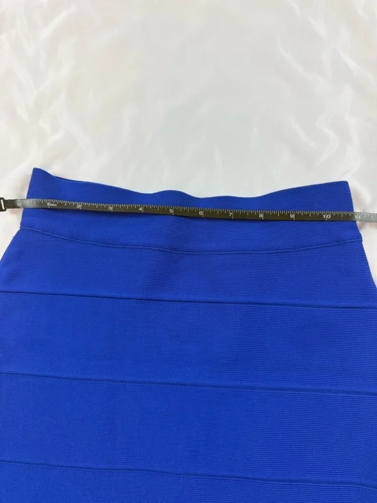 BCBGMaxAzria Royal Blue Bandage Bodycon Pencil Skirt Women’s Size S - Picture 2 of 9
